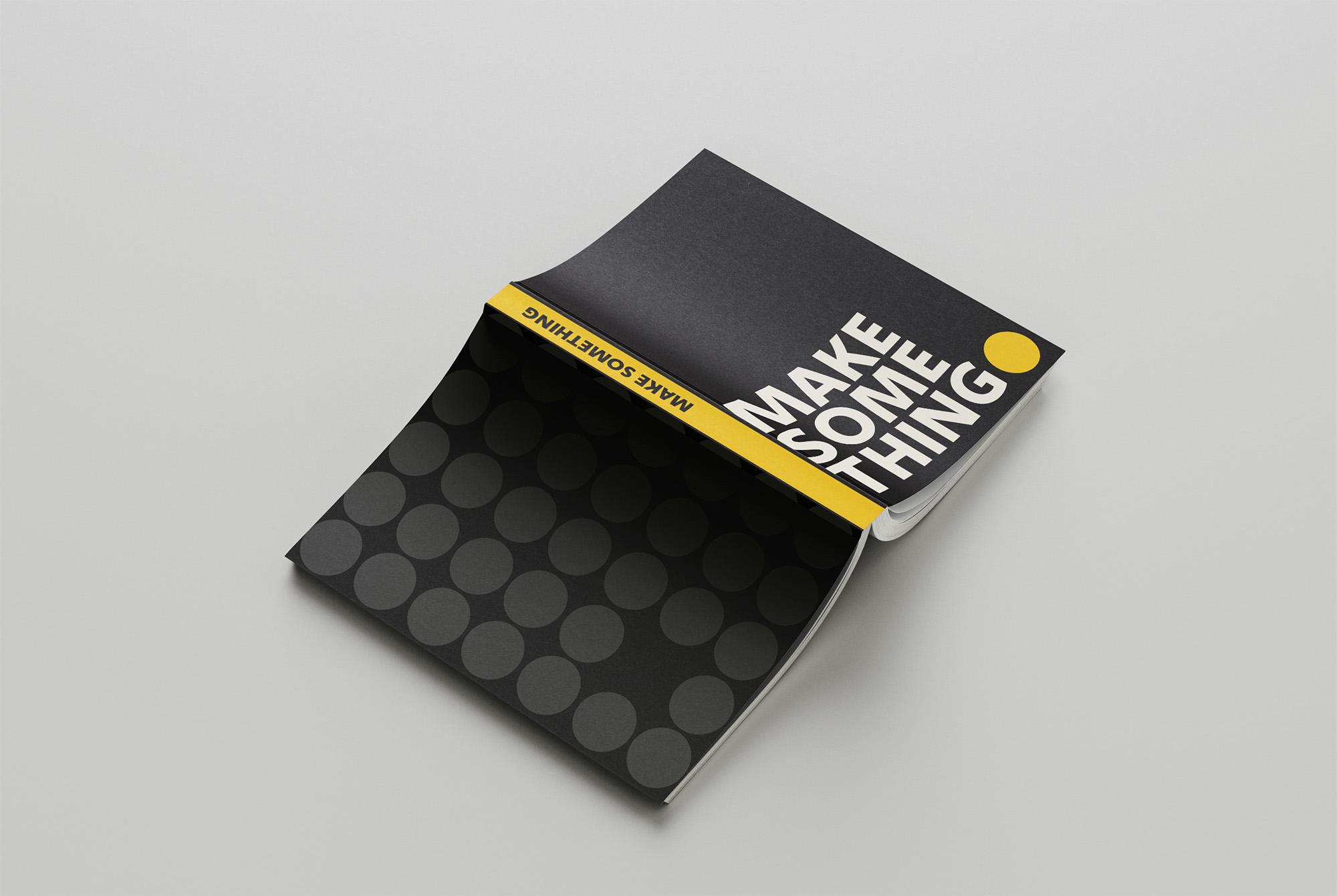 cover and back cover of make something prompt book