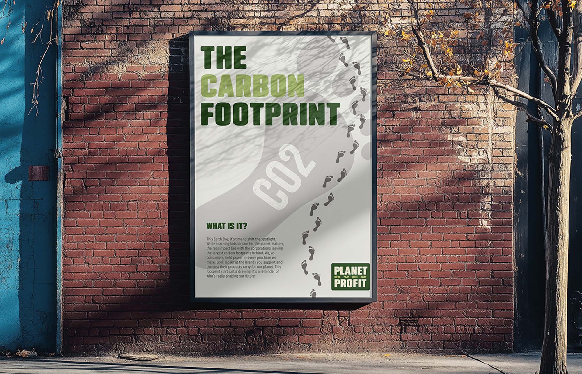 poster for guerilla ad